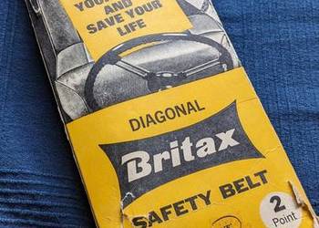 Britax DSB 101 K pas bezpieczeństwa 2 punktowy retro vintage