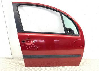 DRZWI PRAWY PRZÓD CITROEN C3 I Hatchback LAKIER CZERWIEŃ LUCIFER