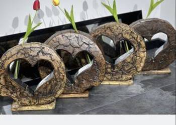 Drewniany Plaster orzech włoski z sercem