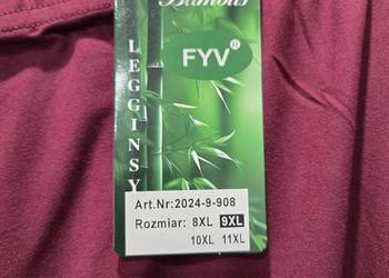 Leginsy bambusowe 9xl