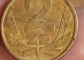 Sprzedam 2 złote 1985 rok odkrój blachy