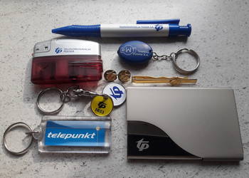 Gadżety z logo TP Telekomunikacji Polskiej Gadżety z logo TP Telekomunikacji Polskiej