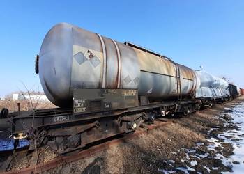 Zbiornik kolejowy 61m3 PPOŻ, OLEJE, RSM, FERMENT, PARAFINY