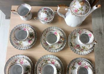 Serwis kawowy Iwona "Złota Róża"