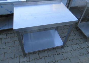 STÓŁ GASTRONOMICZNY Z PÓŁKĄ PRZYŚCIENNY 90/60/85