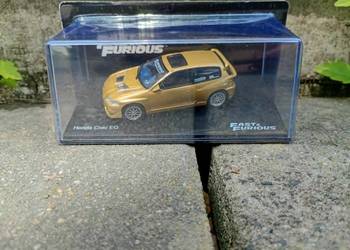 HONDA CIVIC EG model deagostini 1:43 Szybcy wściekli fast furious Model