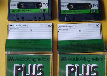 kaseta Audio Magnetics Plus 90 retro kolekcjonerska unikat