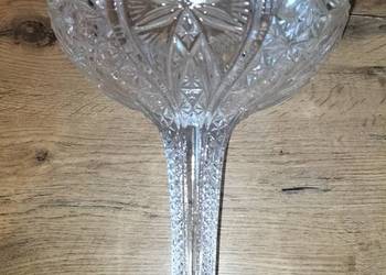 WYJĄTKOWO DUŻA PATERA / KOMPOTIERA - ORYGINALNY ZABYTEK-KRYSZTAŁ z PRL