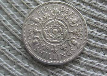 Wielka Brytania 2 Szylingi 1965r
