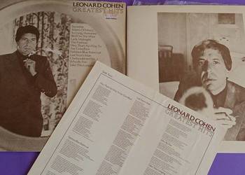 Leonard Cohen – Greatest Hits, 1975 PŁYTA WINYLOWA,  Holland