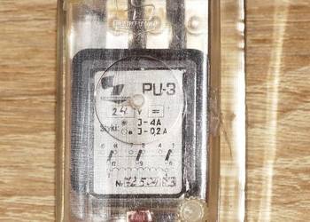 Przekaźnik PU-3 ELEKTROBUDOWA 4 A 250 VAC cewka 24 VDC, RETRO PRL