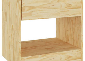 Szafka nocna 40x31x40 cm lite drewno sosnowe WM-808063