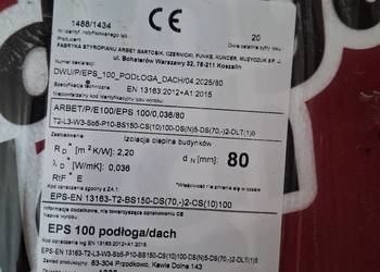 Sprzedam Styropian EPS 100 PODŁOGA/DACH