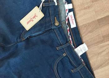 Granatowe spodnie jeans JEANSOWE JOHN BANER 48 Nowe