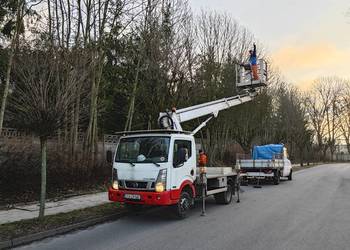 Zwyżka Mierzęcice Pyrzowice Celiny podnośnik koszowy wynajem