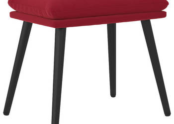 Podnóżek winna czerwień 45x295x35 cm aksamitny WM-341509