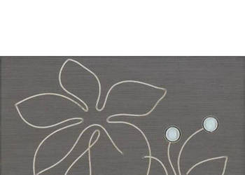 Dekor Sottile grafit B 25 x 40, Paradyż, płytki, kafelki, flizy