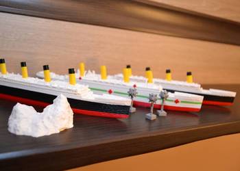 RMS Titanic + HMHS Britannic + RMS Olympic + Dodatki - Druk 3D
