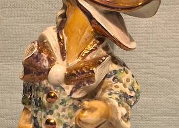 Stara Porcelanowa Lampka Figurka Donald - STEATYT Katowice