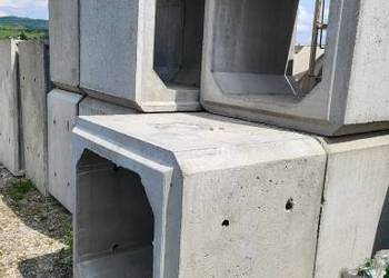 Przepust betonowy skrzynkowy, kwadratowy 120x120x100 cm, "telewizor"