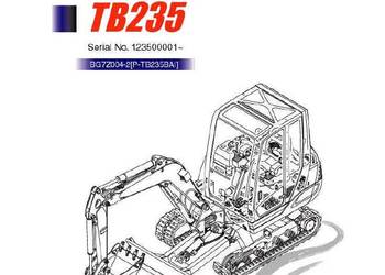 Takeuchi TB235, TB045, TB135 katalog cześci wysyłka