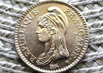 Francja 1 Frank 1992r - 200 rocznica Pierwszej Rewolucji