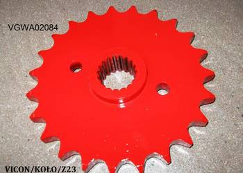 Koło łańcuchowe Z-23 1" fi 38 mm wielowpust 2 otw. do prasy Vicon