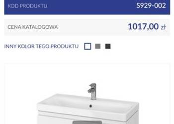 Szafka podumywalkowa komlet z umywalką