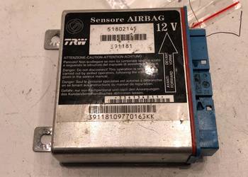 SENSOR AIRBAG FIAT CROMA 51802145 CZUJNIK PODUSZKI, KOLIZJI