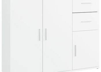 vidaXL Szafka, biała, 91x29,5x75 cm, materiał drewnopochodny(SKU:823269)