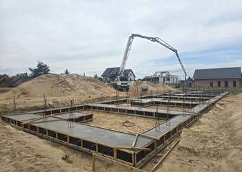 Beton towarowy transport pompowanie posadzki gospodarstwa rolne Bisztynek