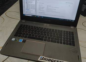 Laptop Asus ROG i7 Win11 Gaming SSD GTX 1060 6GB