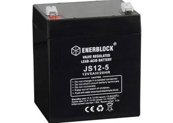 Akumulator do zabawek, UPS 12V 5Ah ENERBLOCK AGM JS12-5
