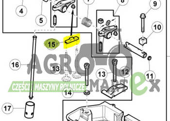 0011325370, 11325370, 11325371 OBRACANA DŹWIGNIA CLAAS