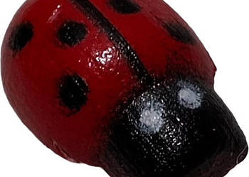 Drewniana biedronka, biedroneczka, 8,5x13mm (Kreatywne)