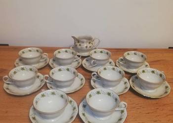 Komplet starej porcelany z PRL