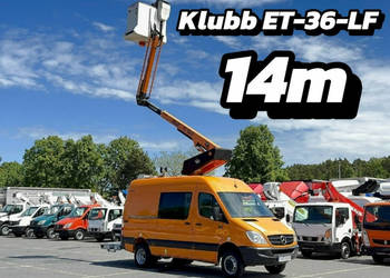 Mercedes Sprinter Zwyżka Podnośnik Koszowy VERSALIFT KLUBB ET-36-LF UDT Wy…