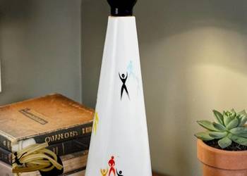 Wyprzedaż New look lampa stołowa porcelana Hollohaza pikasy lata 60te