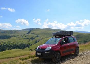 Fiat Panda 3 1.2 69KM lpg mini kamper camper van Thule