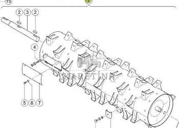 Claas Lexion 8600 8700 8800 Bęben Przyspieszający 0018090511 0027797840
