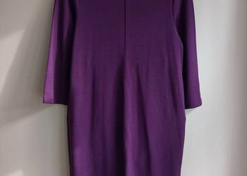 Sukienka Marc O’Polo S wiskozowa fioletowa minimalistyczna casual