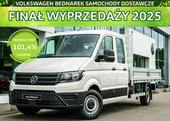 Volkswagen Crafter Skrzyniowy Doka z podwójną kabiną, 4490mm, 2.0 TDI 177 …