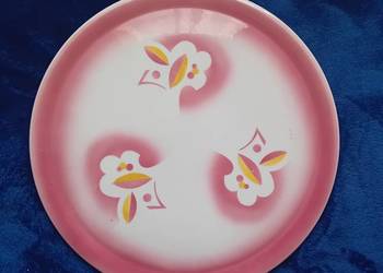 Fajansowa patera tortownica art deco / Spritzdekor. Okres 1928-36.