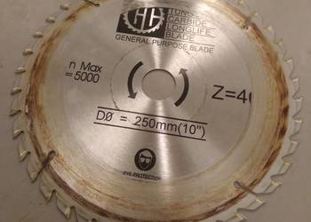 Tarcza pilarska 250x30 mm 40Z TCT widiowa