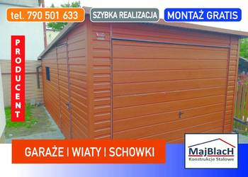 DOBRA CENA - Garaż Blaszany ZŁOTY DĄB  - Garaże Blaszane – Maj-Blach