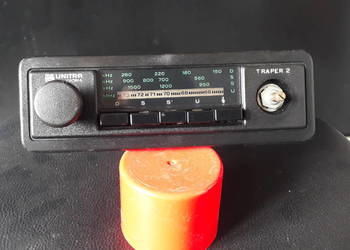 Radio samochodowe PRL Unitra Traper 2, sprawne