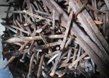 Gwoździe kwadratowe kute ponad 100 letnie 1200szt