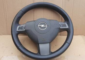 kierownica Opel Astra H Zafira B multifunkcja skóra airbag 13229626