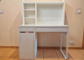 biurko z nadstawką IKEA MICKE białe