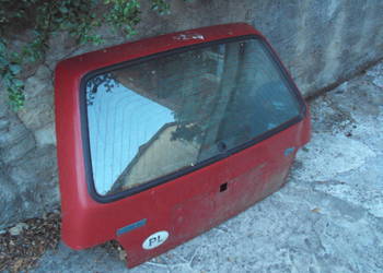 FIAT UNO sama szyba zielonkawa tylna ogrzewana sprawna